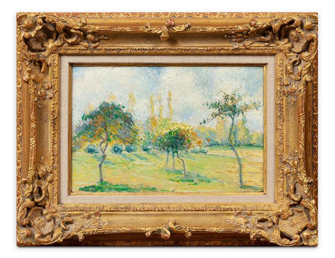 Camille Pissarro - Pommiers, effet d&#39;automne | MasterArt